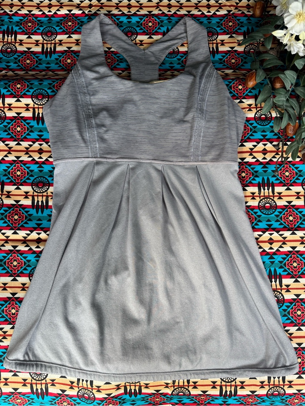 lululemon athletica Gray Racerback Tank Dress